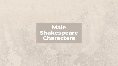 Male Shakespeare characters