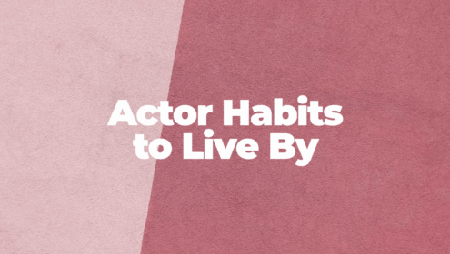 8 actor habits