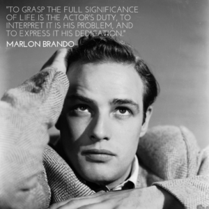 marlon brando acting quote