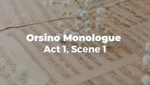 Orsino monologue