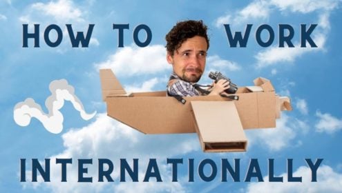 working internationally as an actor