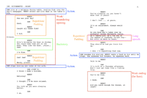 Cut Down a Monologue or Scene