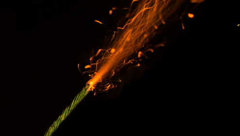 a lit fuse ticking down, the kind of thing you might imagine when setting deadlines
